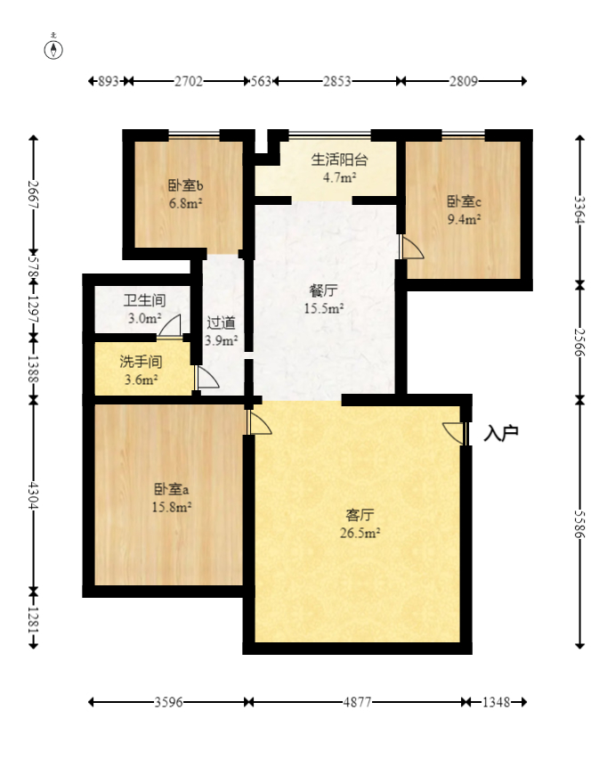 普瑞斯堡 5室2厅2卫 185.0万 普瑞斯堡 5室2厅2卫 185.0万户型图