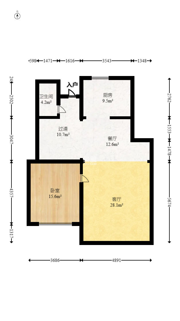 佳兆业天墅  3室2厅2卫   89.00万