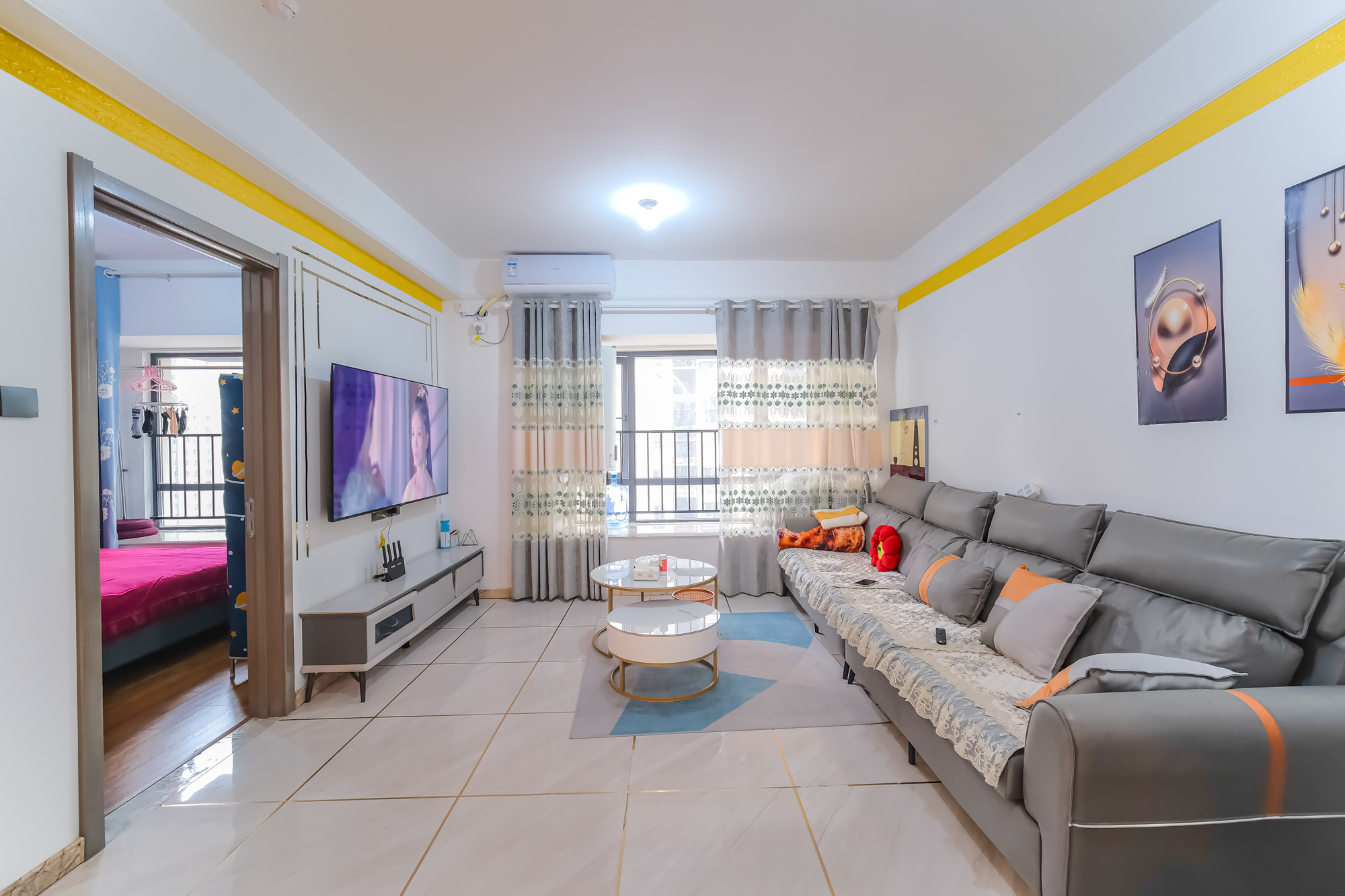 碧桂园翘楚棠 2室2厅2卫 39.0万 碧桂园翘楚棠 2室2厅2卫 39.0万客厅