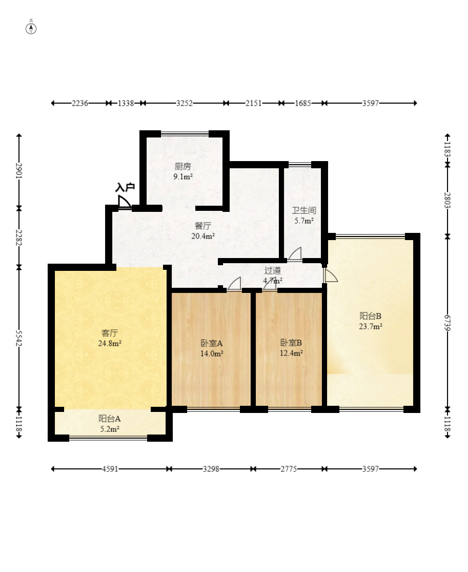 圣爵菲斯  4室2厅3卫    175.0万 圣爵菲斯  4室2厅3卫    175.0万户型图