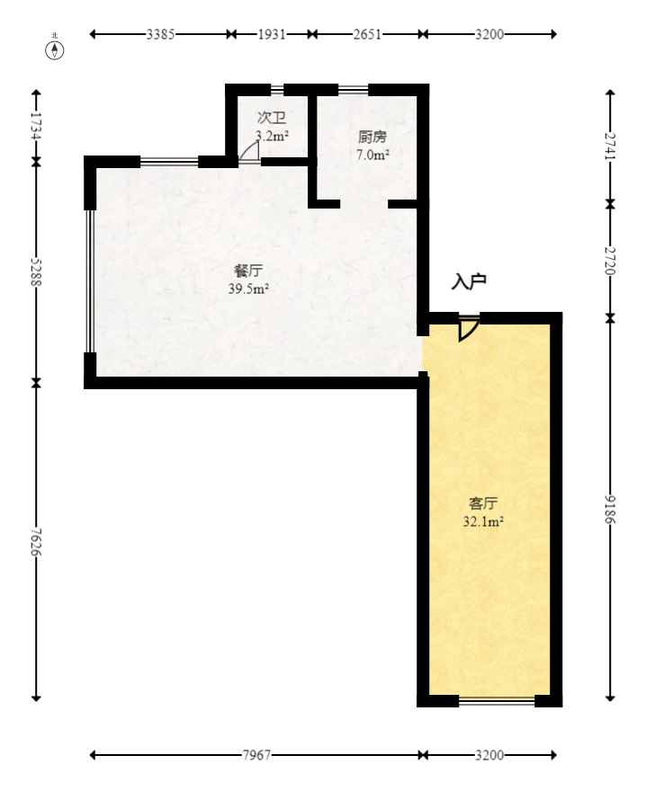 建发央著  4室2厅2卫   296.00万室内图1