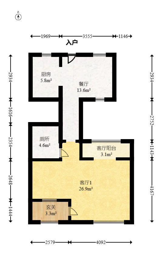 澳海望洲府  6室3厅3卫   310.00万室内图1