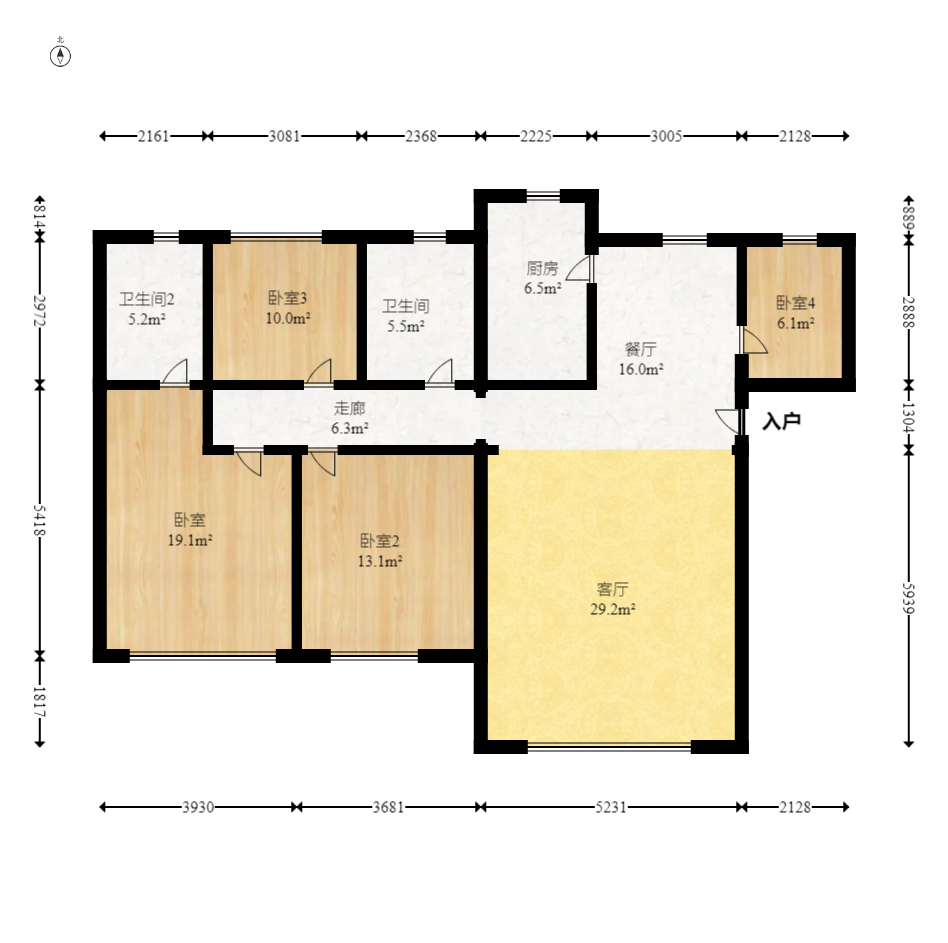 鑫苑芙蓉鑫家  4室2厅2卫    138.8万 鑫苑芙蓉鑫家  4室2厅2卫    138.8万户型图
