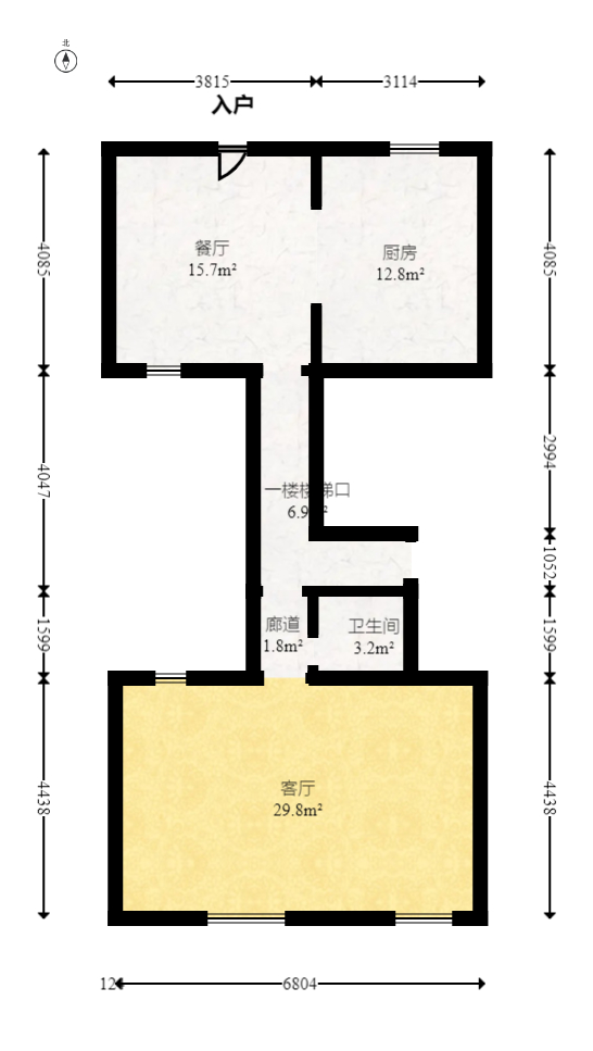 中海国际五期  5室2厅3卫   498.00万室内图1