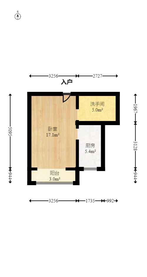 东方新世界  1室1厅1卫   28.00万室内图1