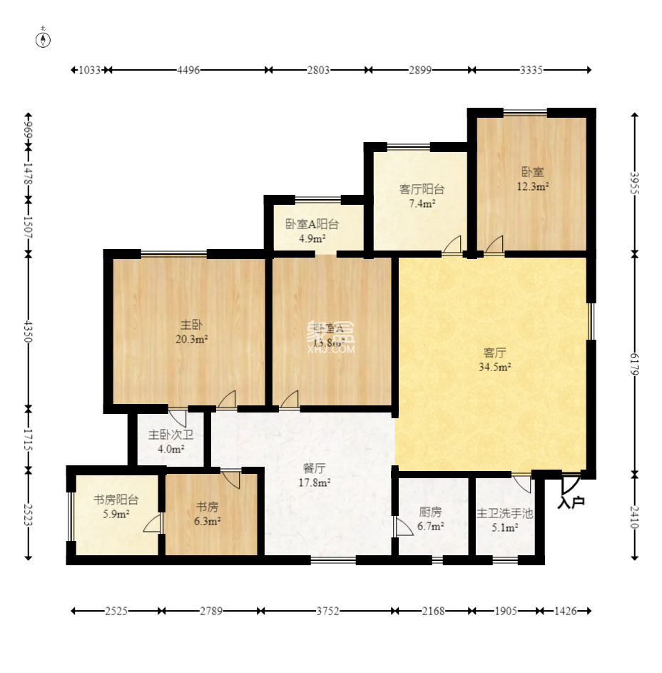 未来现代城  4室2厅2卫    79.8万