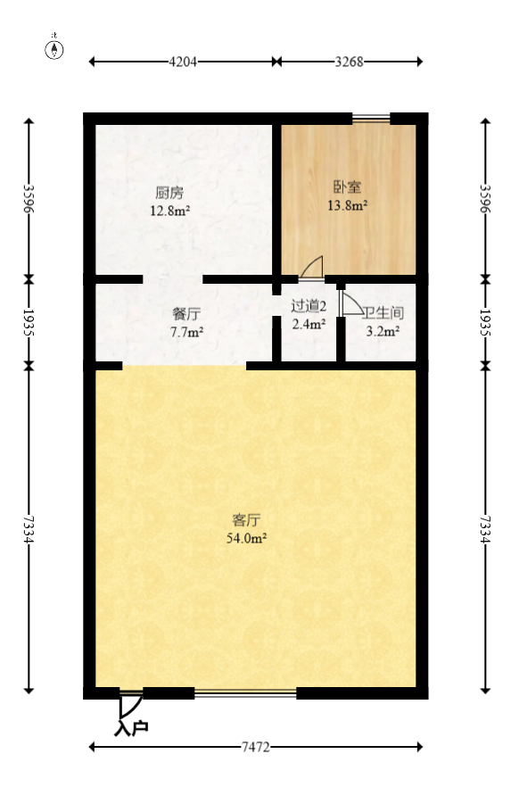 龙湖璟宸原著（龙湖紫宸）  0室0厅0卫   340.00万室内图1