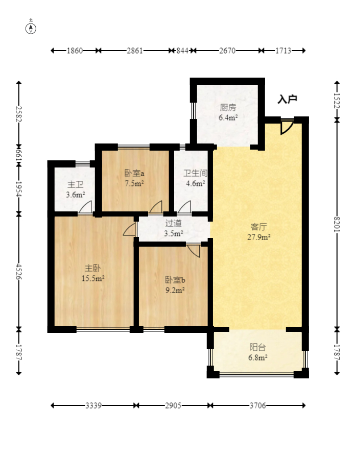 华润桃源里  3室2厅2卫    66.0万 华润桃源里  3室2厅2卫    66.0万户型图