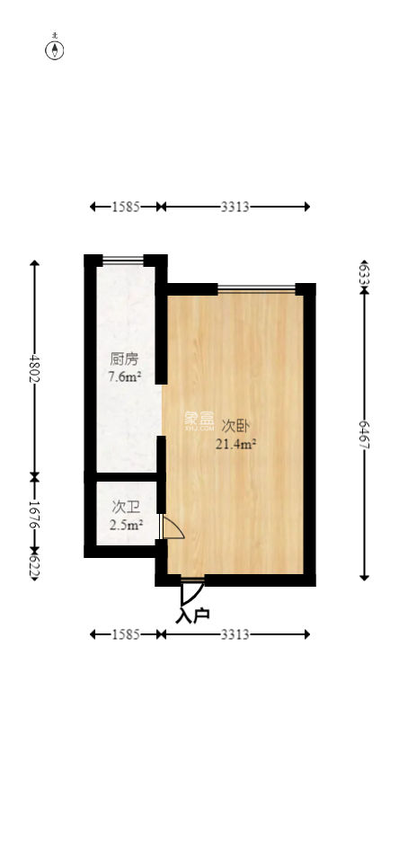 荣悦台  1室1厅1卫   49.00万