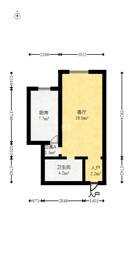 湘水郡（兴旺小爱同学）  1室1厅1卫   28.00万