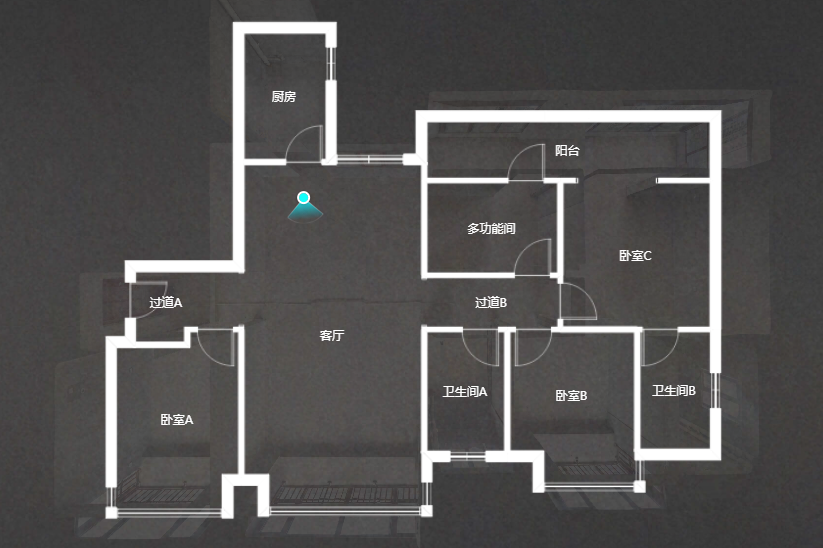 金轮津桥华府 3室2厅2卫 90.0万 金轮津桥华府 3室2厅2卫 90.0万室内图
