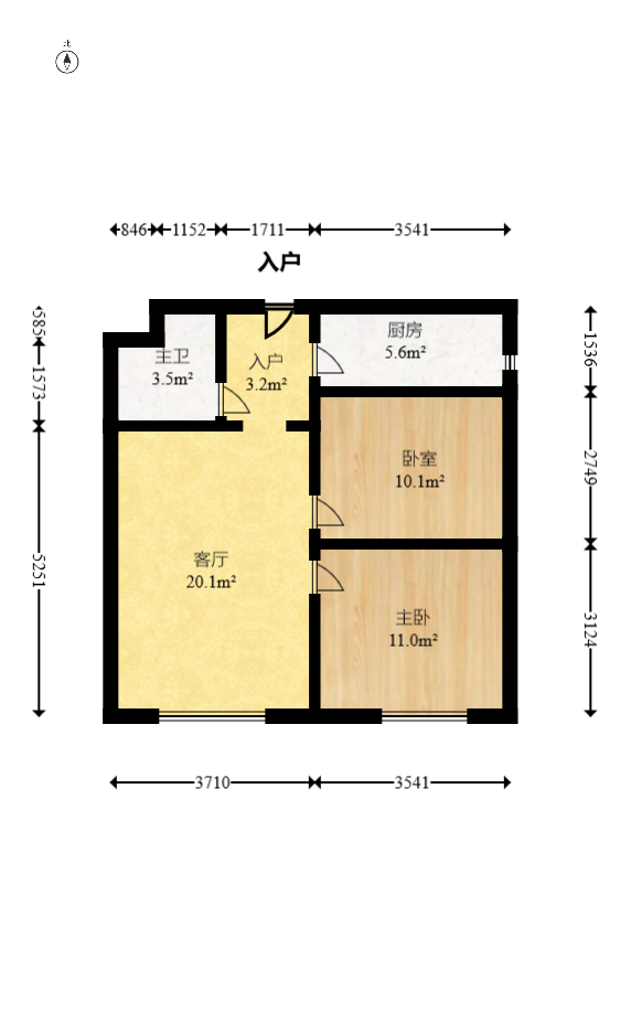 碧桂园翘楚棠 2室2厅2卫 39.0万 碧桂园翘楚棠 2室2厅2卫 39.0万户型图