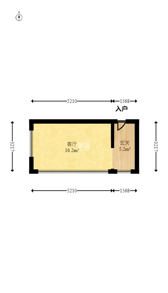 保利天禧EF区  1室1厅1卫   32.80万