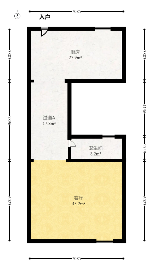 佳兆业水岸新都  6室3厅3卫   256.80万室内图1