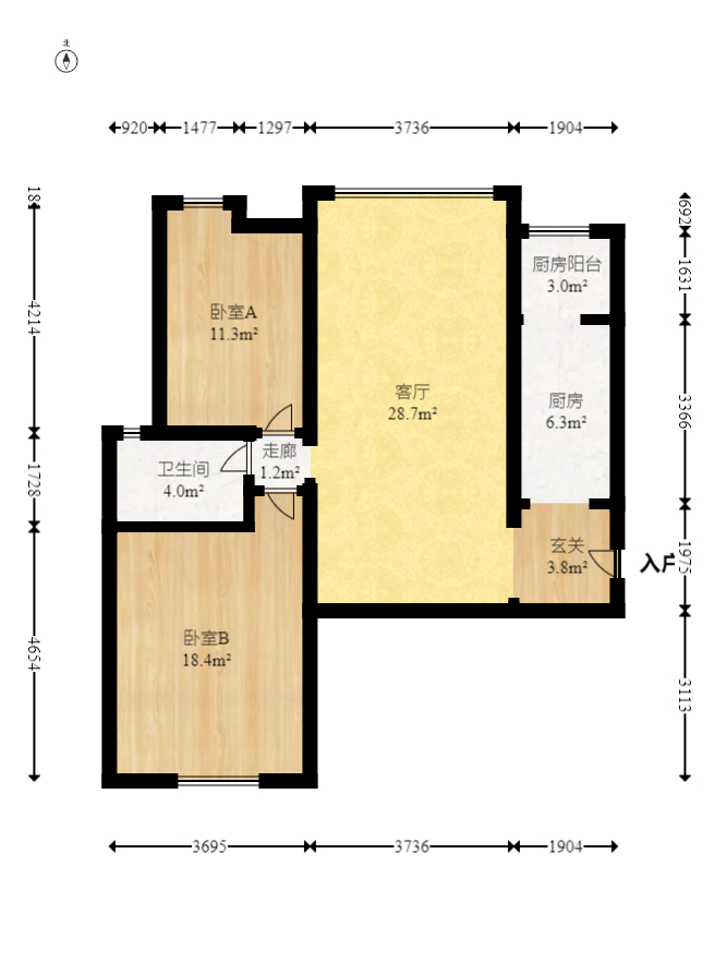香芙嘉园(广铁湘府嘉园) 2室1厅1卫 55.0万 香芙嘉园(广铁湘府嘉园) 2室1厅1卫 55.0万户型图