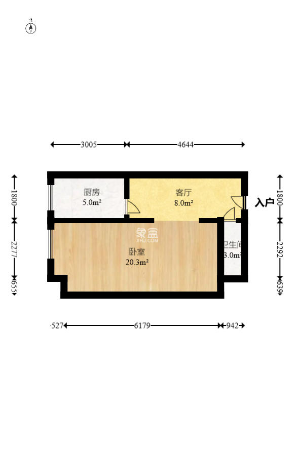 谋房博客(博客天街)  1室1厅1卫    35.0万 谋房博客(博客天街)  1室1厅1卫    35.0万户型图
