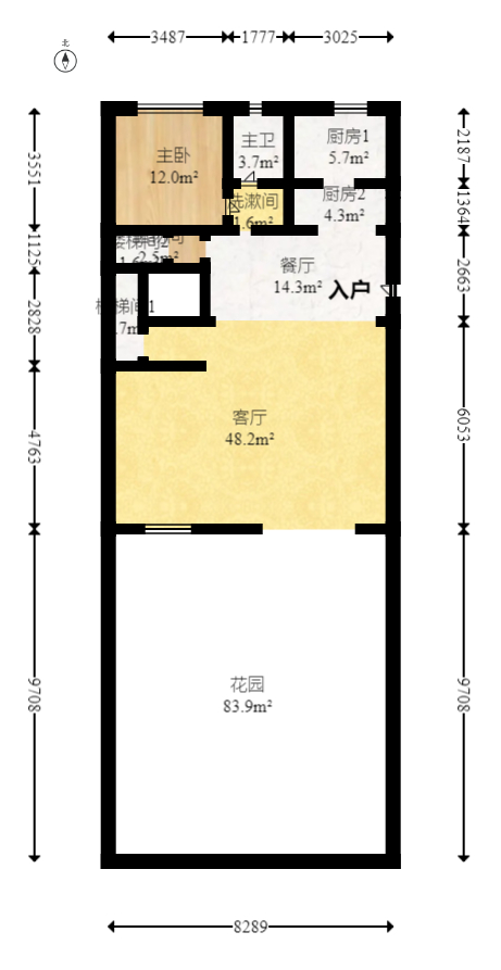 恒基旭辉湖山赋  6室2厅3卫   450.00万室内图1
