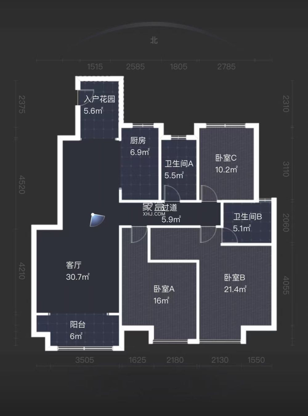 红盾雅园  4室2厅1卫    65.0万