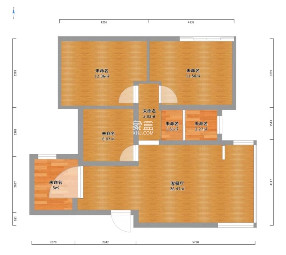 金轮翡翠名园  3室2厅2卫    65.0万