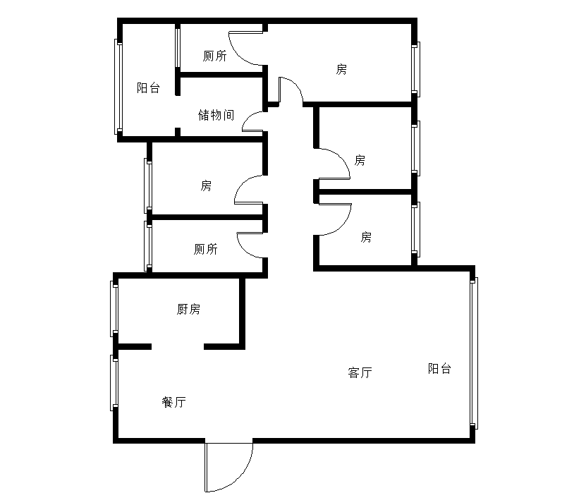 碧桂园醴陵府  3室2厅2卫   72.00万室内图