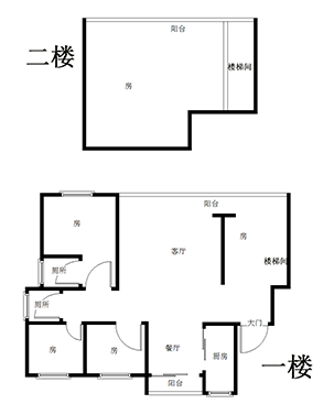 旗滨公园里  5室2厅2卫   110.00万室内图