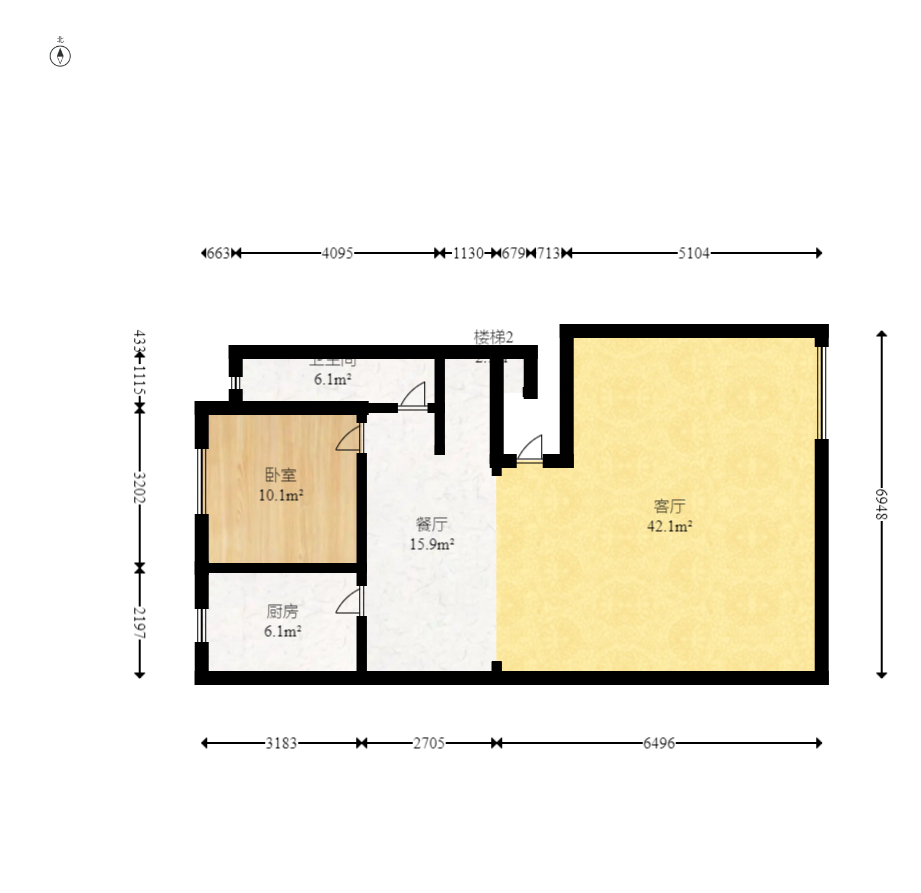 华远碧桂园海蓝城 5室1厅2卫 139.8万 华远碧桂园海蓝城 5室1厅2卫 139.8万户型图