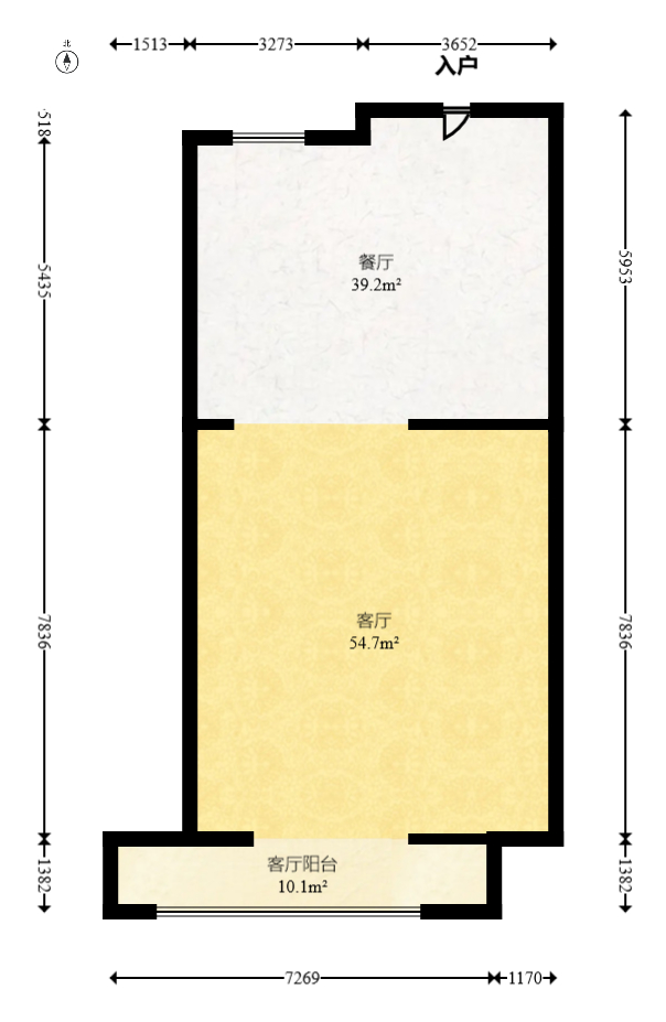北大资源理想家园  8室3厅6卫   780.00万室内图1