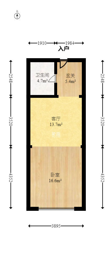 润和紫郡一期  1室1厅1卫    33.6万