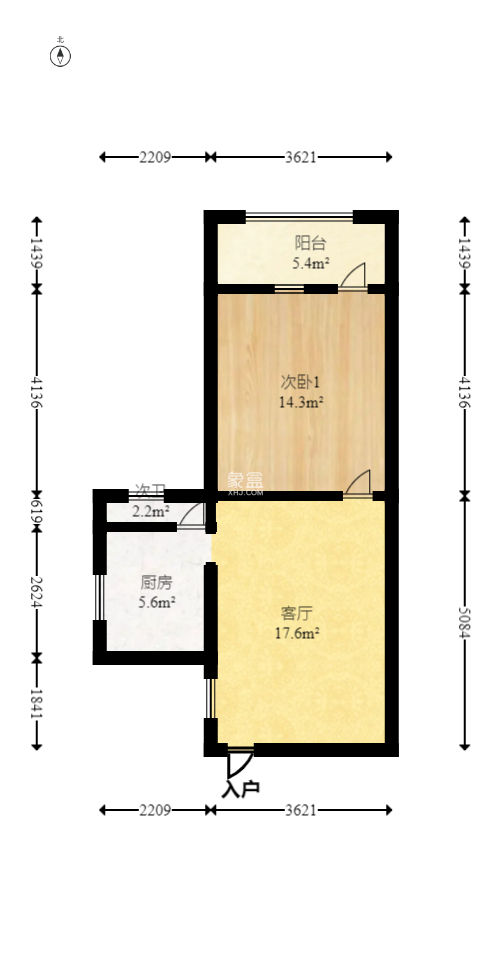 四村街社区  1室1厅1卫   24.00万