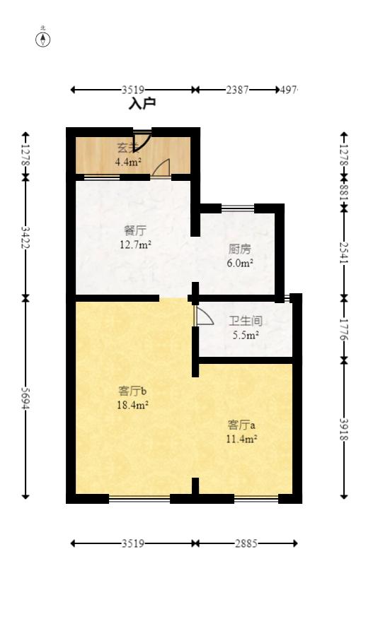 澳海望洲府  5室2厅2卫   240.00万室内图1