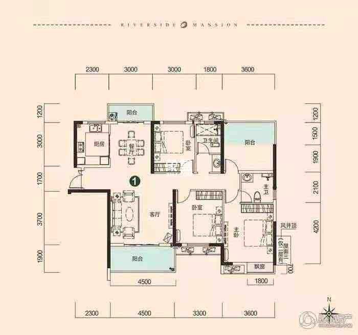 中建江湾壹号  4室2厅2卫   99.00万