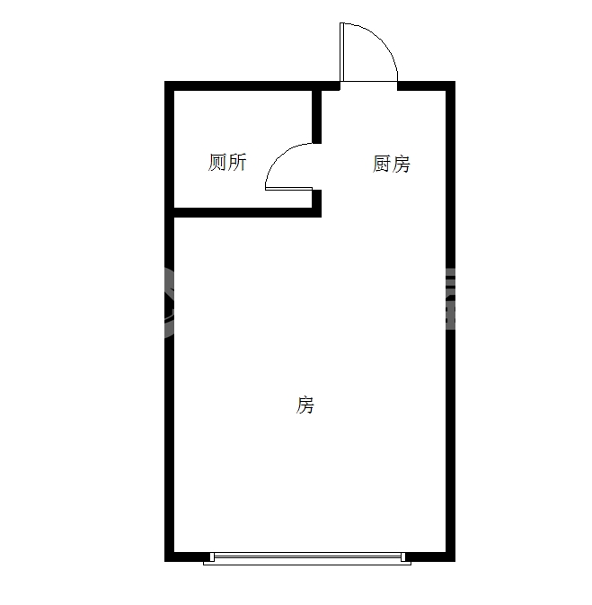 嘉茂银座  1室1厅1卫   36.80万室内图