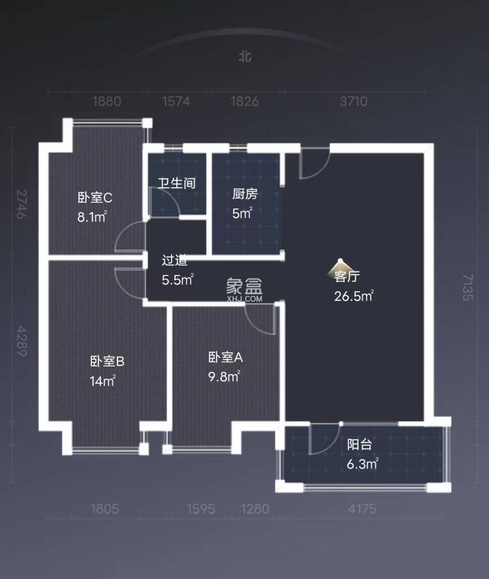 当代尚品苑  3室2厅2卫   51.00万