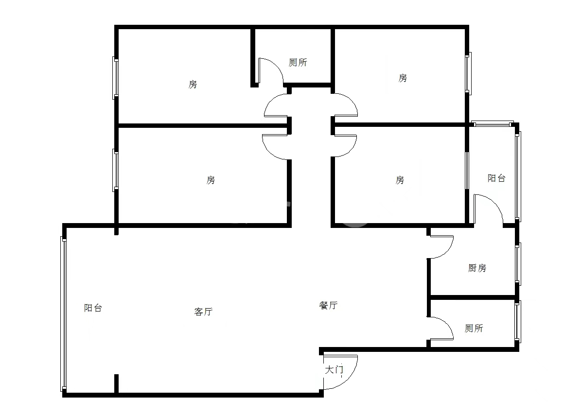 盛世华庭  4室2厅2卫   60.00万室内图