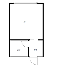 嘉茂银座  1室1厅1卫   28.80万室内图