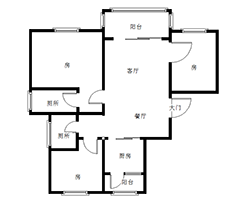 醴陵碧桂园  3室2厅2卫   82.80万室内图