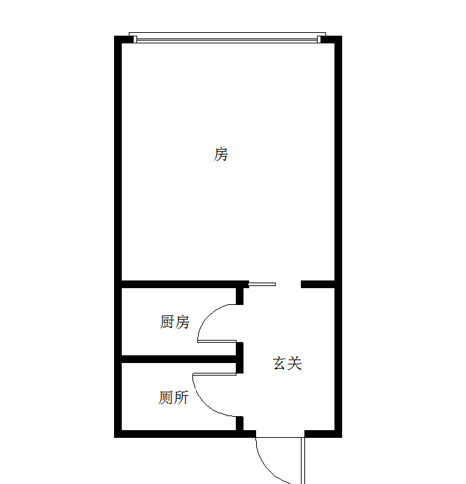 嘉茂银座  1室1厅1卫   33.00万室内图