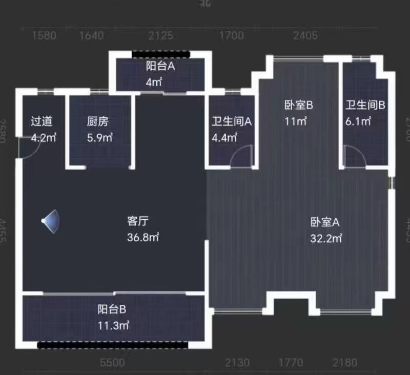 建发央著  4室2厅1卫   106.00万