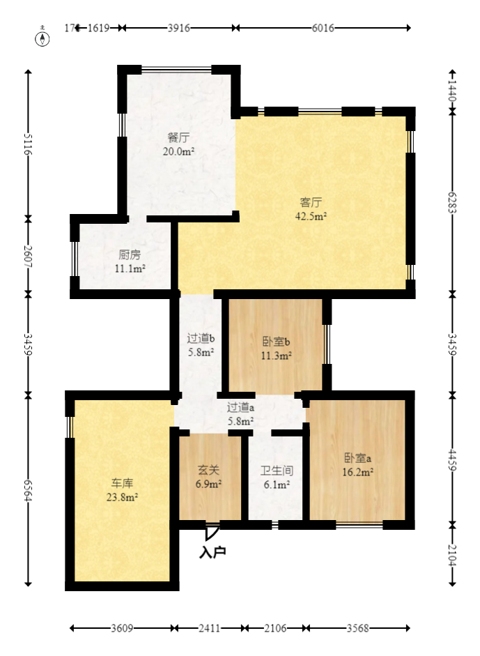 中粮北纬28°别墅  6室2厅5卫    750.0万 中粮北纬28°别墅  6室2厅5卫    750.0万户型图
