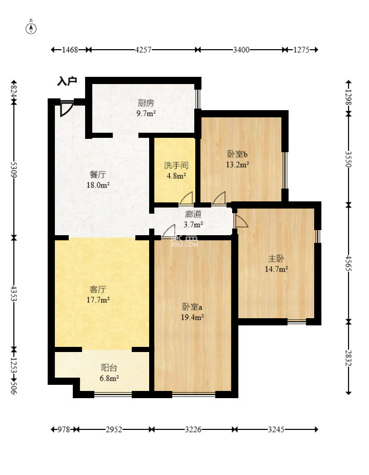 保利麓谷林语C区  3室2厅2卫    108.0万