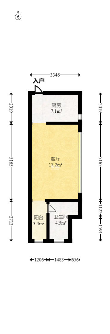 中建芙蓉嘉苑  1室1厅1卫    28.48万