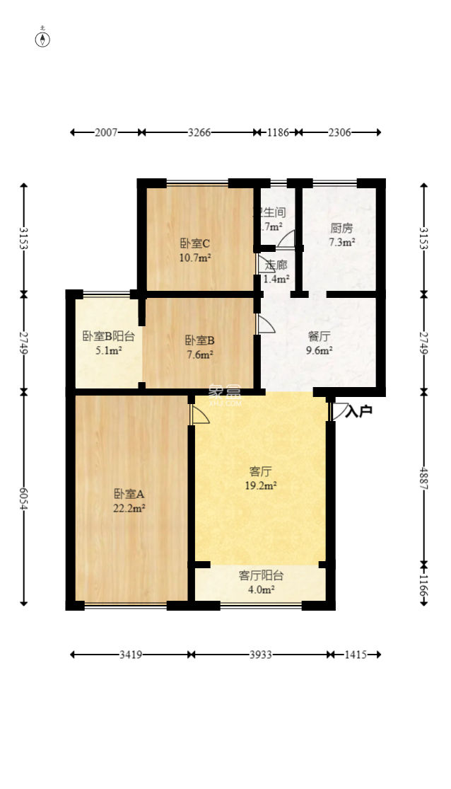 韶峰星苑（韶峰尚南UP公寓）  3室2厅1卫   45.00万