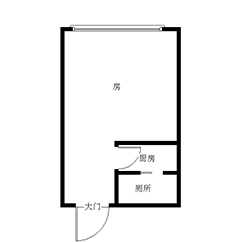 国瓷壹号  1室1厅1卫   38.80万室内图