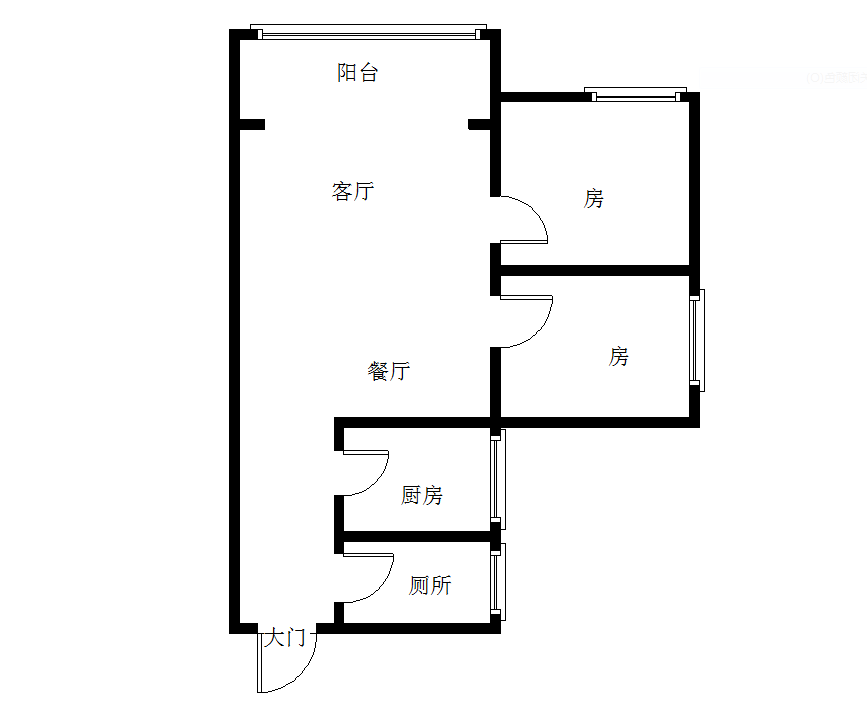 醴浏新城  2室1厅1卫   41.80万室内图