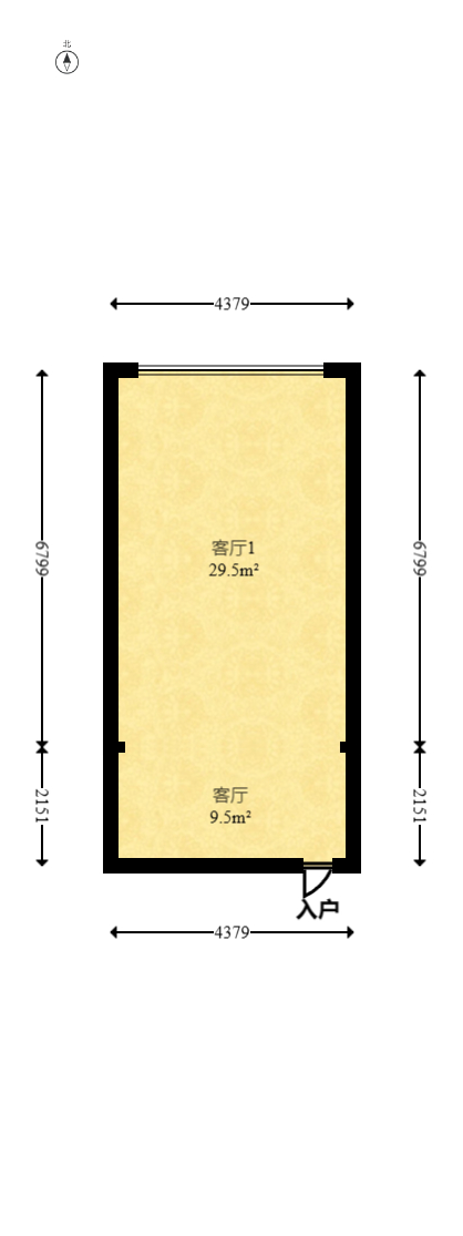 京武浪琴山三期(京武中心)  1室1厅1卫    50.0万 京武浪琴山三期(京武中心)  1室1厅1卫    50.0万户型图