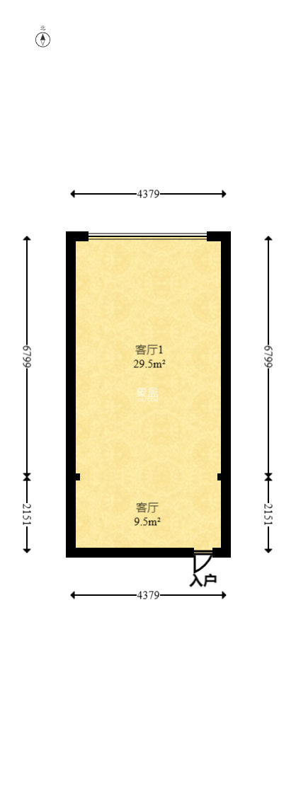 京武浪琴山三期（京武中心）  1室1厅1卫   50.00万