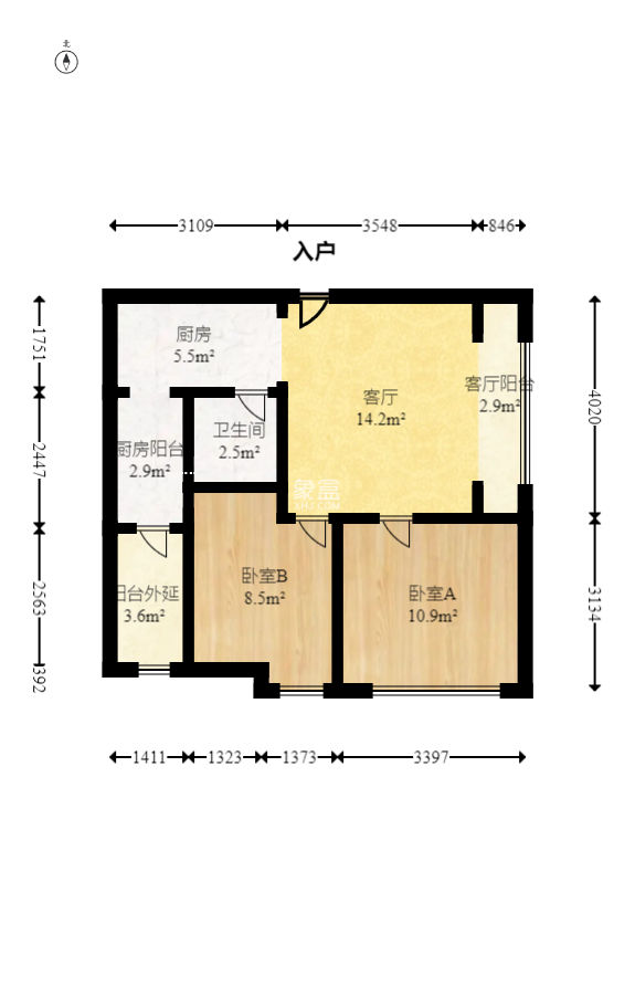 中建芙蓉工社  2室1厅1卫   63.00万