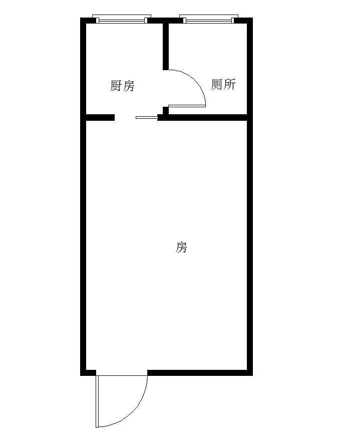 春天国际  1室1厅1卫   28.80万室内图