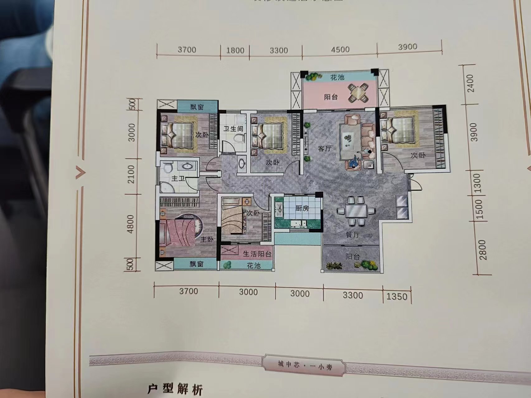 碧桂园翘楚棠  0室0厅0卫   3000.00元/月室内图1