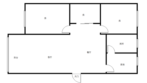 瑞和新城  3室2厅1卫   43.50万室内图